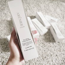 将图片加载到图库查看器,韓國ARÛMEE 愛詩夢凝 水凝美白卸粧潔面奶 ARÛMEE PRO-WHITE CLEANSING MILK 145ML