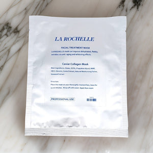 LA ROCHELLE CAVIAR COLLAGEN MASK 6 PCS LA ROCHELLE 歌麗姬寶 魚子美肌面膜6片 LA ROCHELLE CAVIAR COLLAGEN MASK 6 PCS