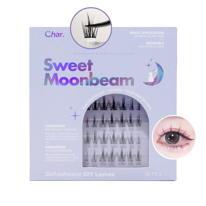 Sweet MoonBeam Char. 免膠水假眼睫毛 (白月光 Sweet Moonbeam)