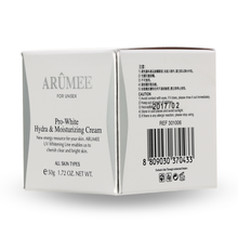 將圖片載入圖庫檢視器 韓國ARÛMEE 水凝美白保濕面霜  ARÛMEE PRO-WHITE HYDRA &amp; MOISTURIZING CREAM 50G (男女適用 / UNISEX)
