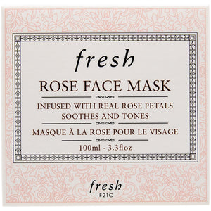 Fresh 玫瑰保濕面膜 (100ml) Rose Face Mask