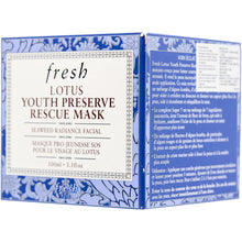 将图片加载到图库查看器，Fresh 睡蓮青春活膚速效面膜 (100ml) Lotus Youth Preserve Rescue Mask
