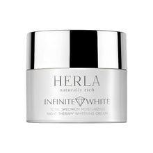 将图片加载到图库查看器，HERLA INFINITE WHITE Total Spectrum Moisturizing Night Therapy Whitening Cream 深層滋養美白霜- 50ml
