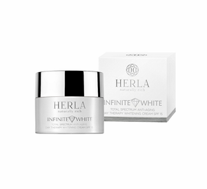 HERLA INFINITE WHITE Total Spectrum Anti-Aging Day Therapy Whitening Cream SPF 15 強效美白霜- 50ml
